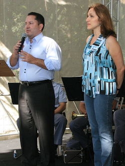 Dep Alexandre e Juliana Damus